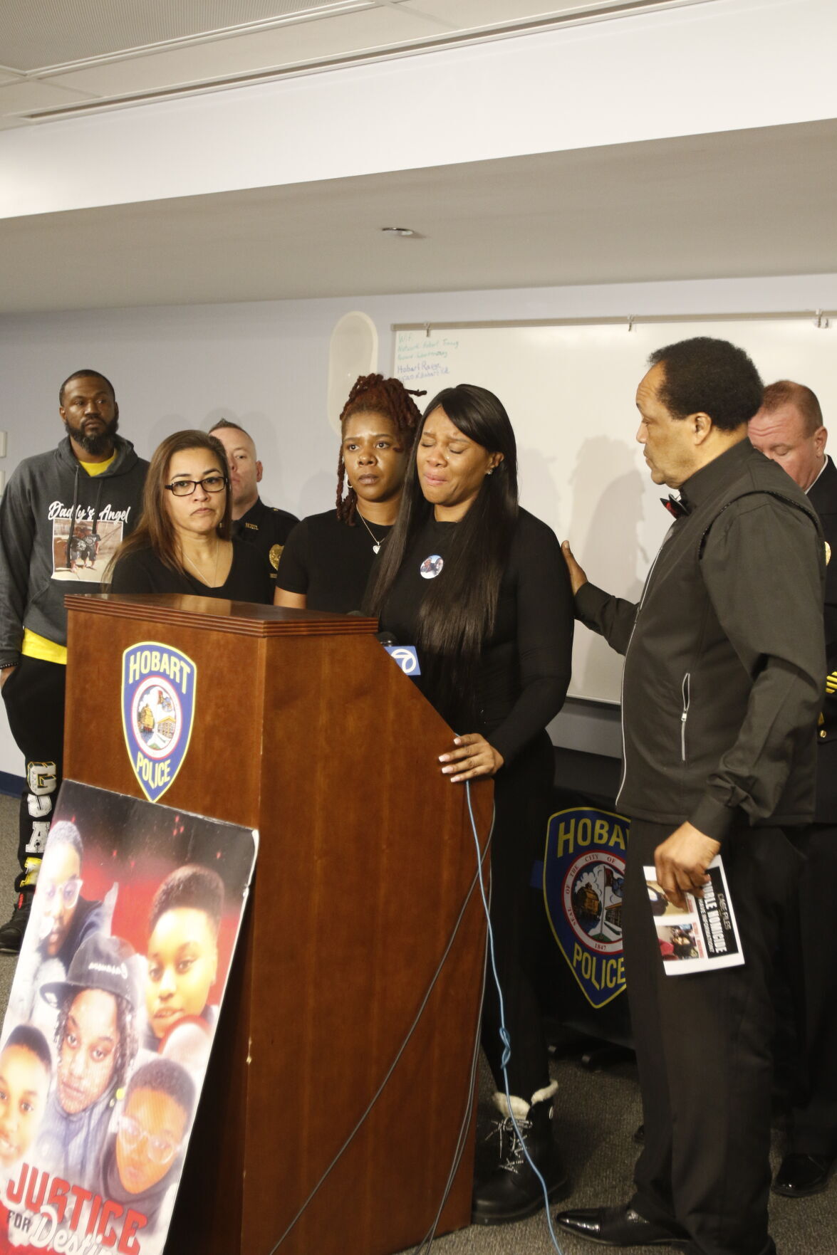 Hobart Police hold press conference on the murder of Destiny Jackson and Nazirah Muhammad
